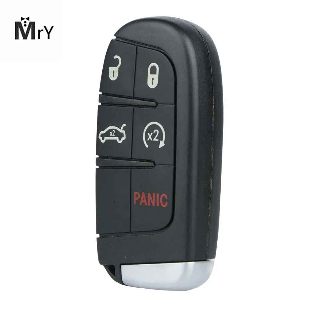 

MAHAQI 5 Button 433MHz Replacement New Keyless Entry Uncut Smart Key Fob for 2014-2015 Jeep Grand Cherokee M3N40821302 J210 Hot