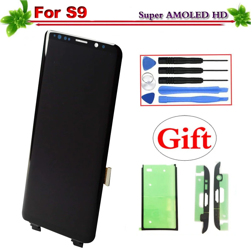 

Super Amoled for SAMSUNG Galaxy S9 G9600 G960f LCD Display Touch Screen Digitizer Assembly for Samsung Galaxy S9 Plus G965 G965f