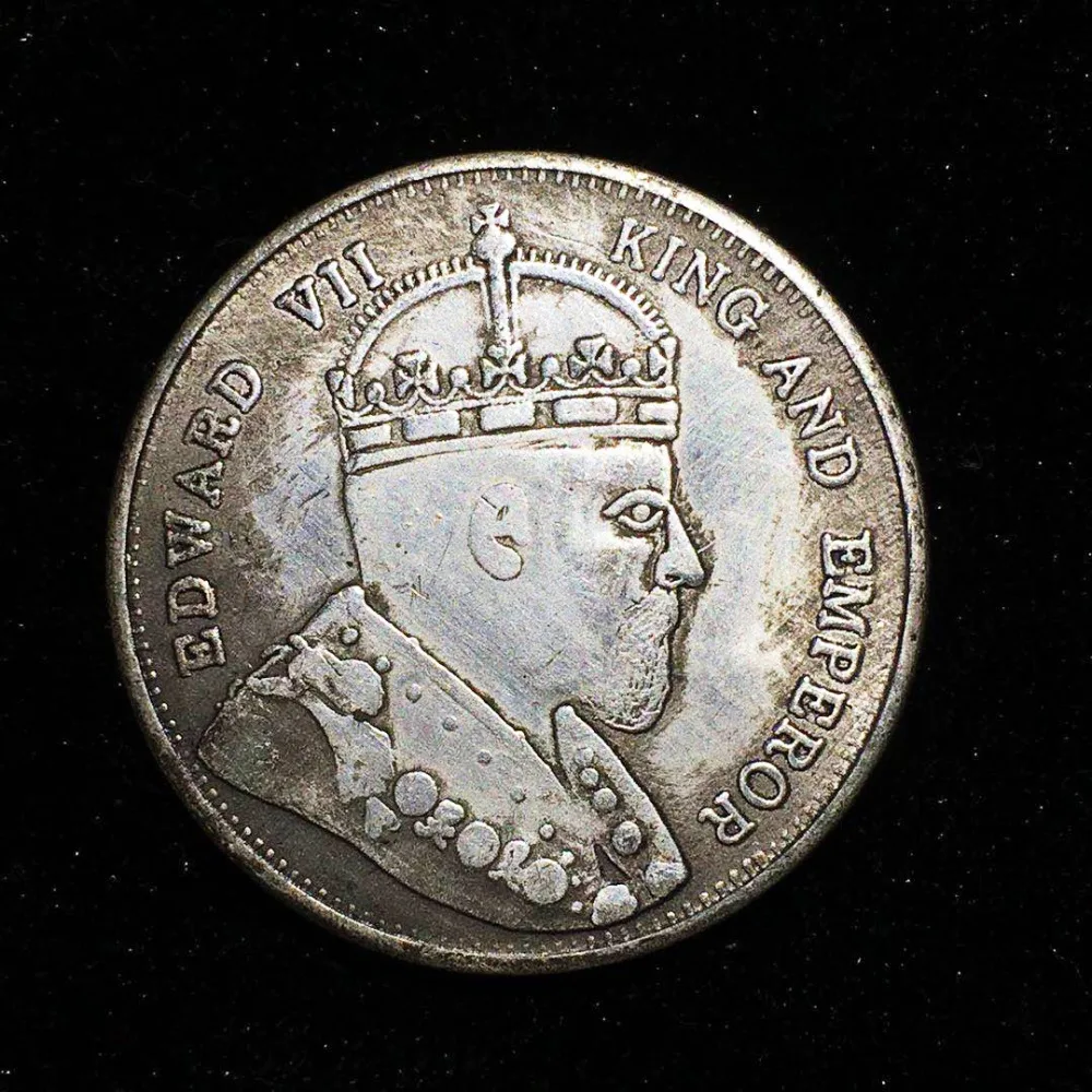 1866 Китай Hong Kong Ботинки в стиле Эдвард vii король и император монеты сувенир monedas