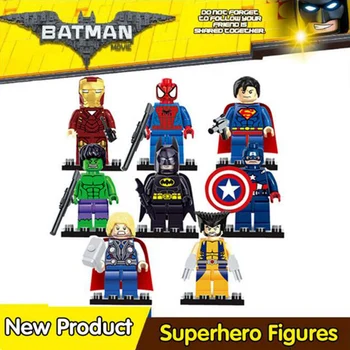 HAPPY MONKEY Super Hero Building Blocks Batman Iron Man