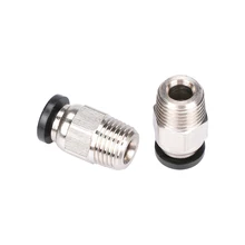 3D Impressora 3D V6 J-cabeça PC4-01 Pneumático Conectores 1.75mm PTFE Tubo engate rápido, Reprap Hotend j-cabeça Acessórios Fit