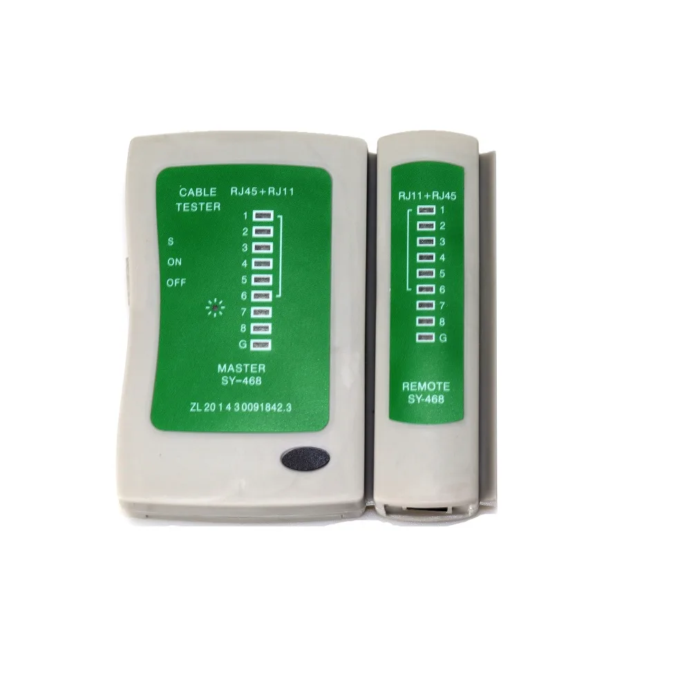 عالية الجودة RJ45 RJ11 كابل شبكة محلية تستر يده شبكة UTP سلك خط الهاتف للكشف عن المقتفي أداة كيت كابل اختبار