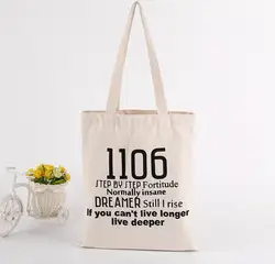 500 шт./лот индивидуальный логотип оптом сумка хлопок натуральный материал состав Хлопковая Сумка-тоут Для женщин складные сумки для покупок