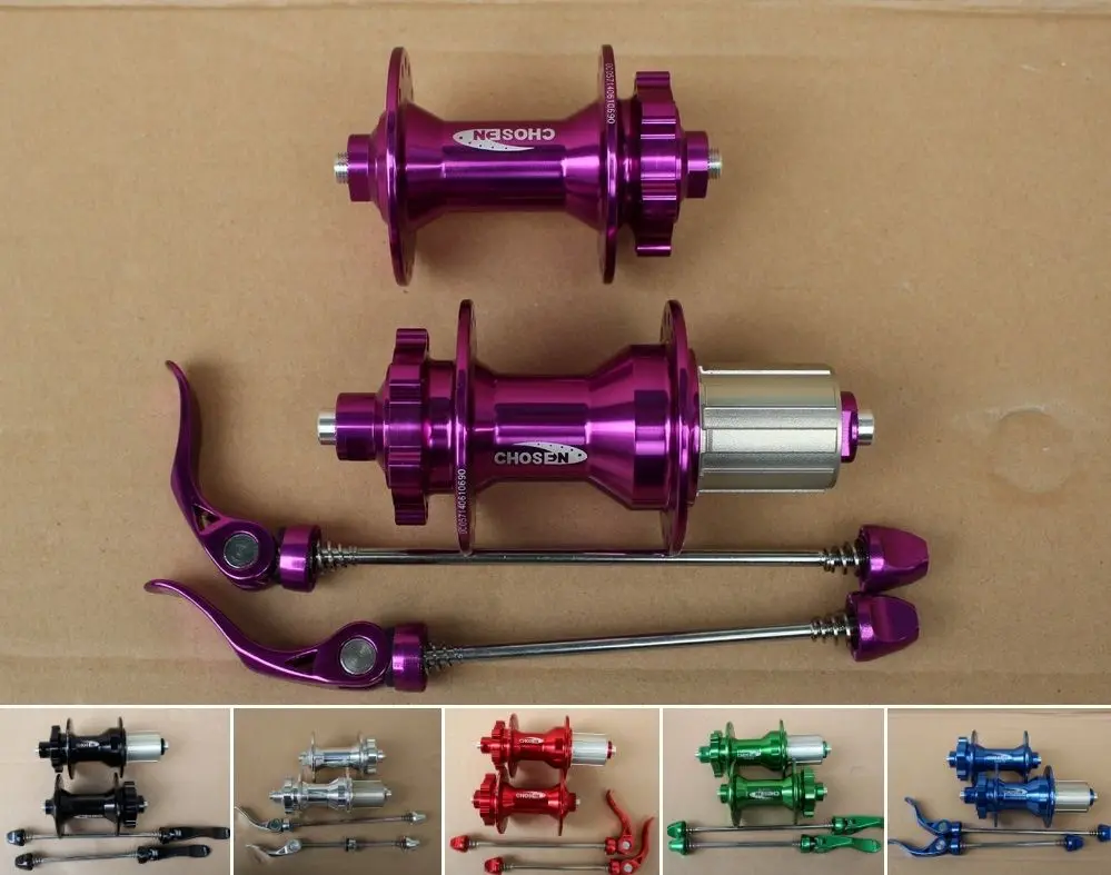 CHOSEN 4 Sealed Bearings Hub 32H Mountain MTB Road Bike disc brake Hubs