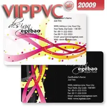 ПВХ белый пластик 0,38 мм полноцветная двусторонняя печать хорошее качество визитная карточка a2009