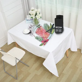

Sytlish Linen Table Cloth Summer Juice Plaid Print Multifunctional Rectangle Table Cover Tablecloth Home Kitchen Decoration