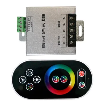 

LED RGB+W Controller;DC12-24V input;6Ax3CH 8A*2CH output