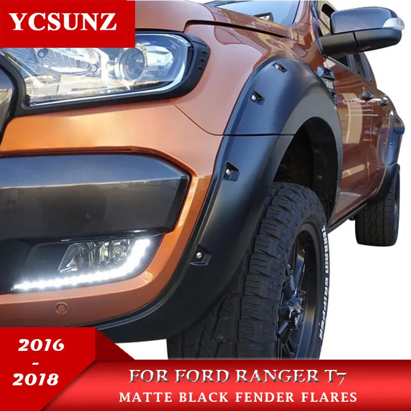 Buy 2016 2018 Fender Flare For Ford Ranger Wildtrak