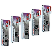 5PCS Gaoneng 650mAh 3.8V 60C/120C PH2.0 HV bateria Lipo Ficha para Tinyhawk Happymodel Snapper7 E010 m80S Tiny7 Beta85 RC Zangão