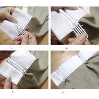 2016 20 шт новый продукт крючки для штор 4 фута синтез Металл DIY Аксессуары для штор Крючки для штор - изображение