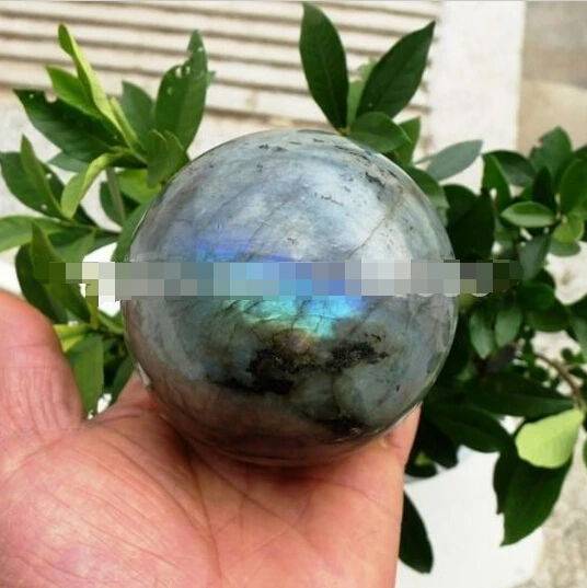 

A 508 nature Labradorite crystal sphere ball reiki healing (0601)