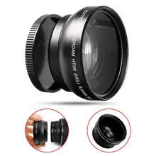 0.45x Супер широкоугольный и Супер Макро объектив телефон объектив Комплект HD линзы камеры для iPhone 6 S 7 Xiaomi больше мобильного телефона