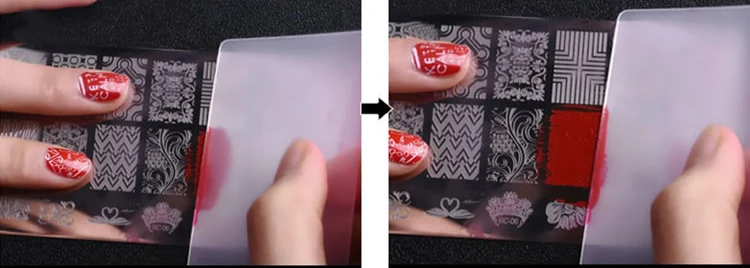 Дизайн искусство чистая прозрачная гелиевая матрица СКРЕБОК НАБОР зефир с крышкой 2,8 см прозрачный силиконовый скребок для ногтей