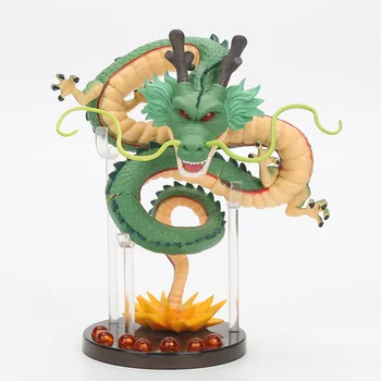 

Anime Dragon Ball Z Action Figure Shenron Dragonball Z Figures Set Dragon+7pcs 3.5cm Balls+Shelf Model For Children Toys