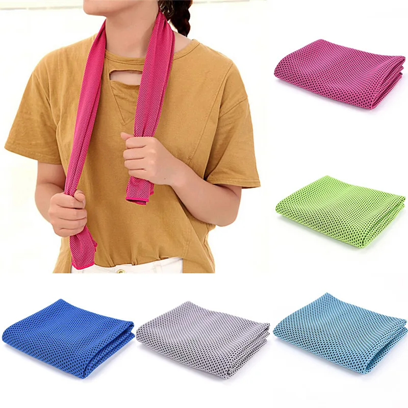 90*30cm Cooling Sports Towel Microfiber Fabric Quick Dry Ice Towels