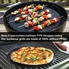 WALFOS 2pcs Reuseable Non-stick Mat Pan Fry Liner Sheet Cooking Wok Sheet Pad Kitchen BBQ Baking Mats Cooking Tool Round ► Photo 2/6