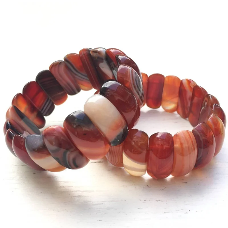 Elastic bracelet for hip hop, multicolor onyx jewelry, onyx color, Onyx, Onyx, 7.5 inch L