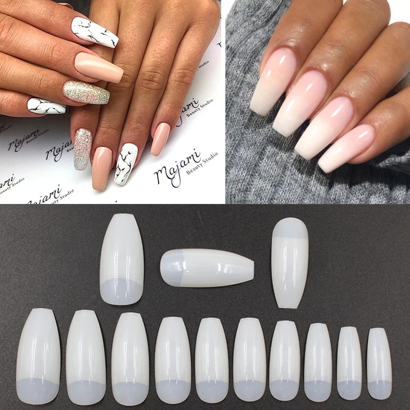 Long Nail Tips 500pcs Ballerina Coffin False Fake Nails Half Cover French False Nails Abs Artificial Salon Uv Gel Manicure Tips False Nails Aliexpress Long Nail Tips 500pcs Ballerina Coffin False Fake Nails Half Cover French False Nails Abs Artificial Salon Uv Gel Manicure Tips False Nails Aliexpress