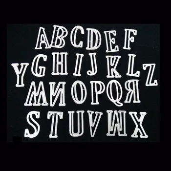 

Pulaqi 26pcs/Set Small Alphabet Letters Metal Cutting Dies for DIY Scrapbooking Photo Album Embossing Paper Cards Decor Crafts D