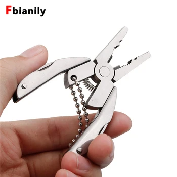 

Portable Multifunction Folding Plier,Stainless Steel Foldaway Knife Keychain Screwdriver,Camping Survival outdoor Tools