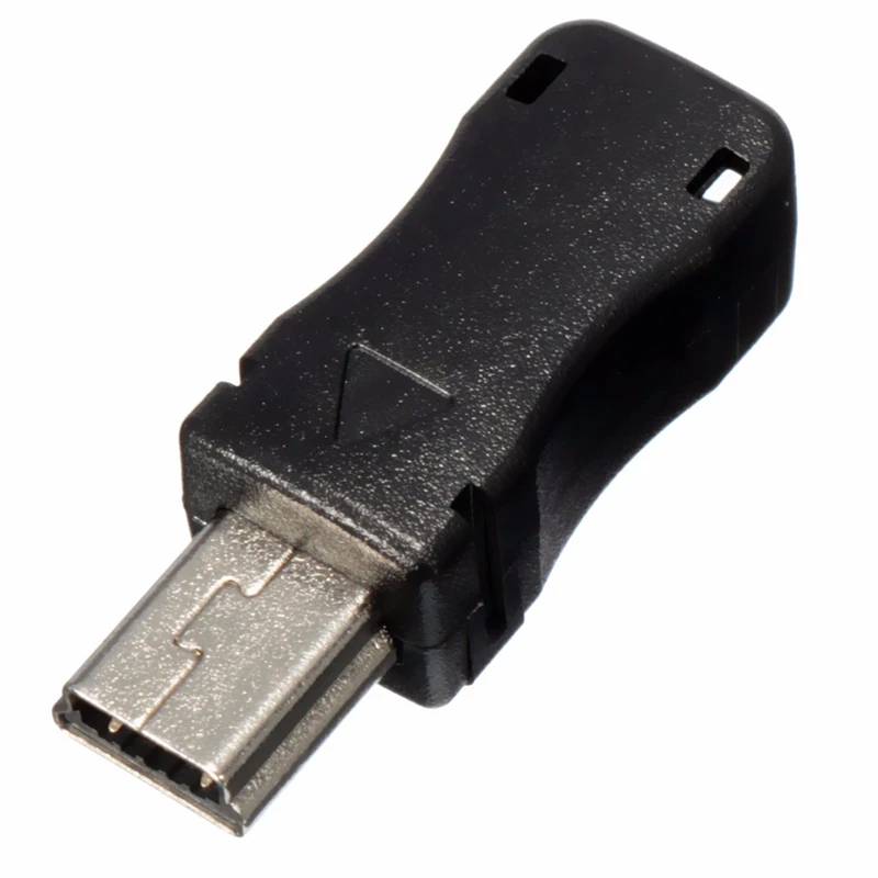 3 шт./лот DIY Mini USB 5 контактный Штекерный разъем адаптера с пластиковой крышкой для