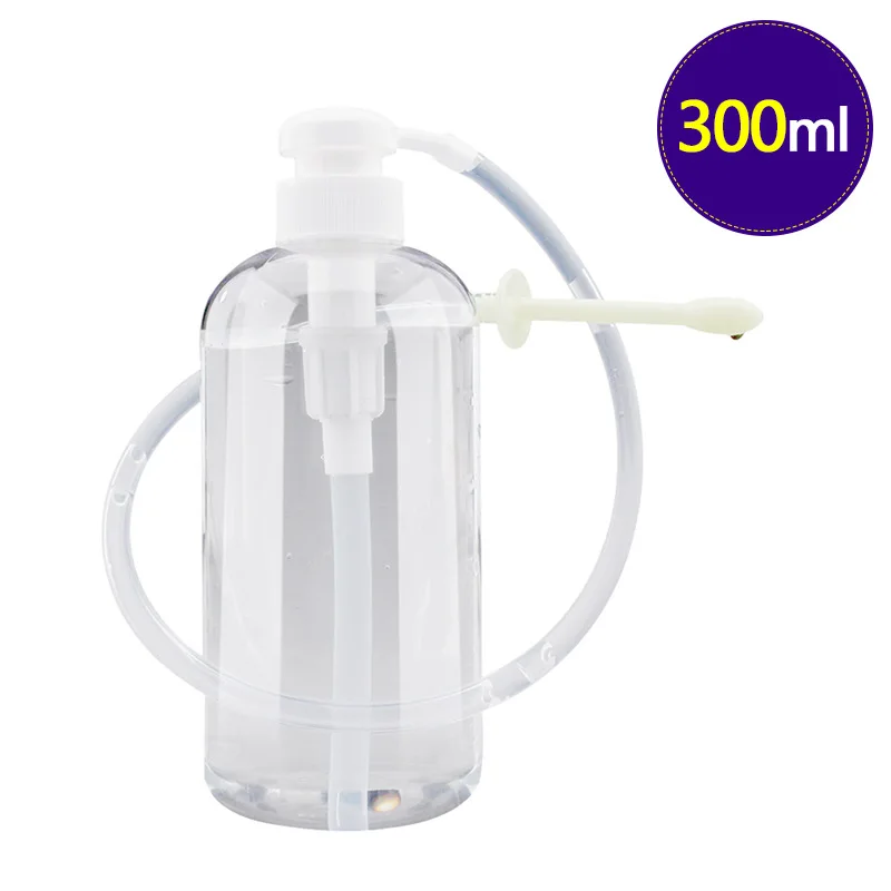 300ml 600ml Medical Anus Enema Washer Girls Vaginal Anal Douche Bottle With Catheter Themed Toys Health Products. |