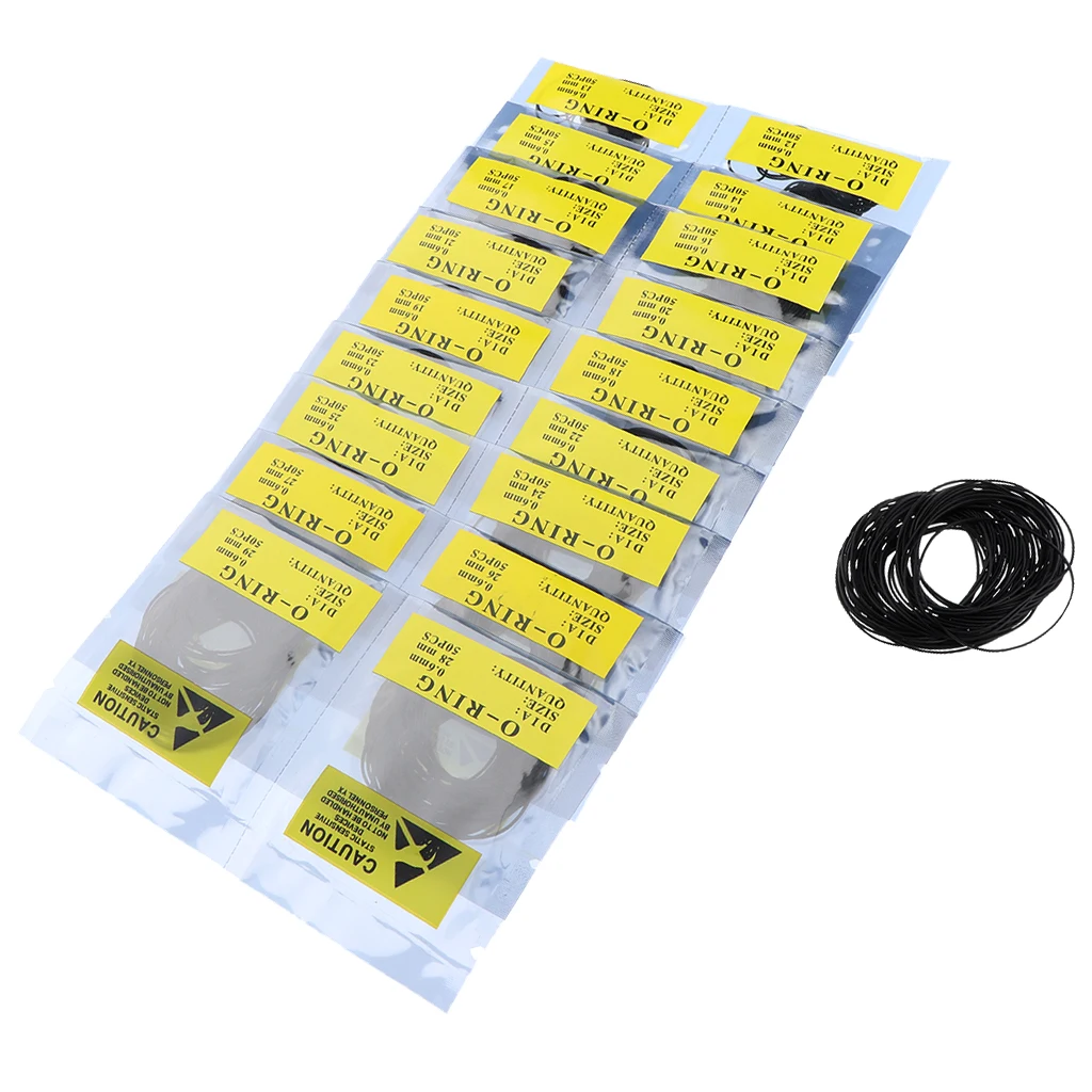 950 Pieces Wholesale Rubber Silicone Watch Gasket O-Ring Back Case Seals Assorted 19 Size 12mm-30mm