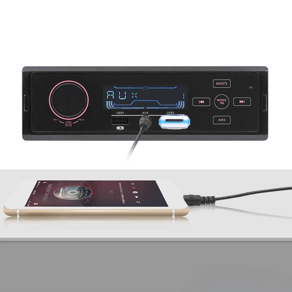 

12V Car MP3 Player Bluetooth Audio Car Radio Call MP3 Player Stereo USB AUX Classic Audio Hot Sale