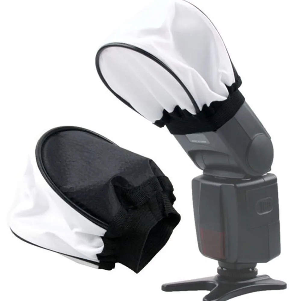 

Universal Soft Camera Flash Diffuser Portable Cloth Softbox For Speedlight Reflective Cover For Canon Nikon Flash Accessories
