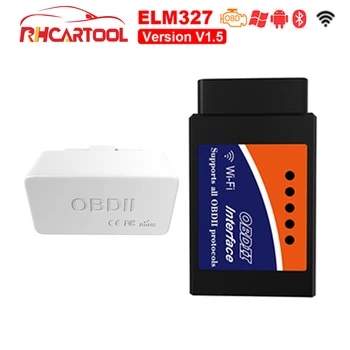 

OBD2 Diagnostic tool ELM 327 V1.5 wifi Bluetooth 2.0 Vgate Scan OBD2/ OBDII ELM327 V 1.5 Code Scanner BT 16pin android Adapter