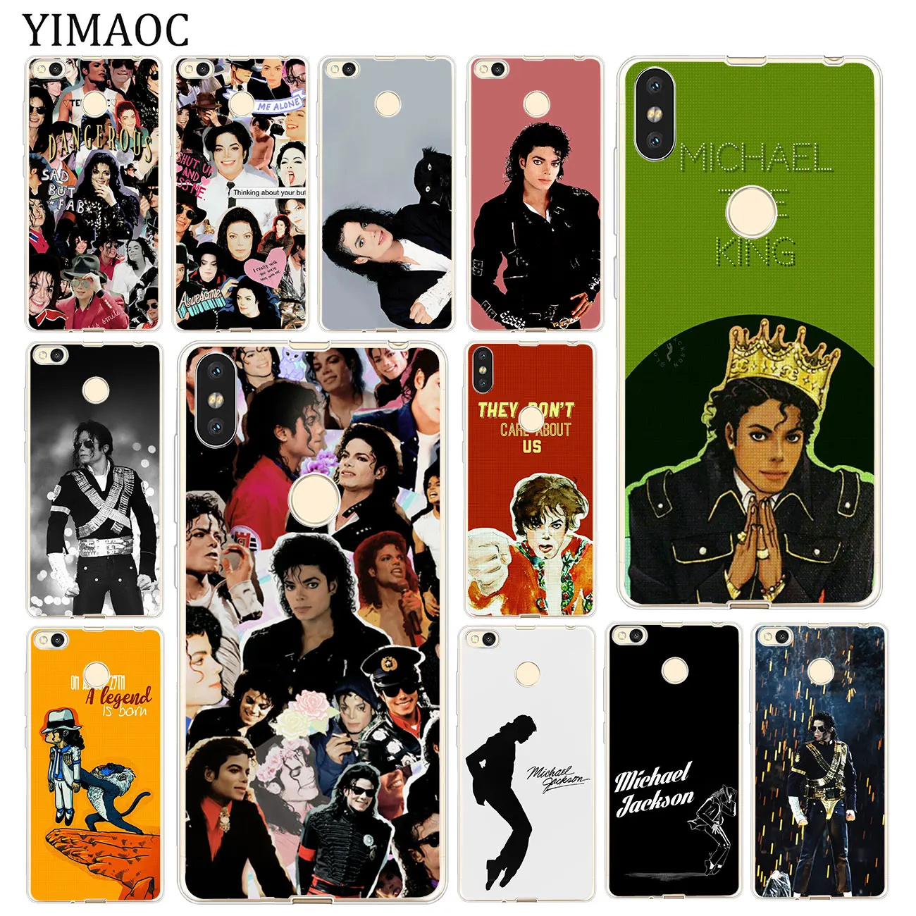 Мягкий силиконовый чехол для телефона YIMAOC michael jackson Xiaomi MI Redmi 8A 7A 6A 5A 4X Note 8 7 6 Pro 5 Plus |
