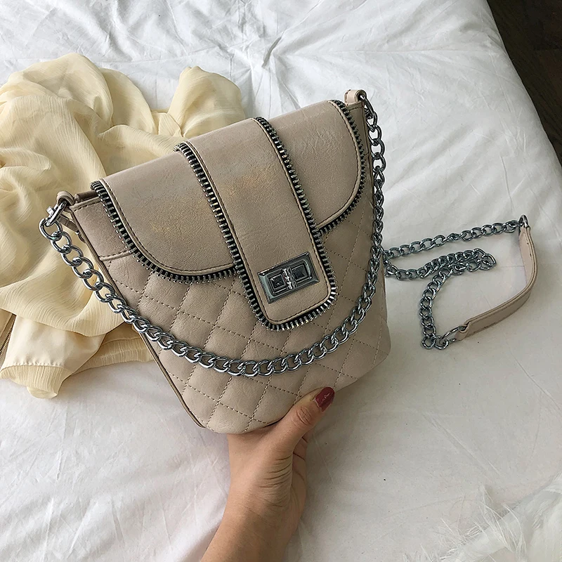 HIFAR الفاخرة عالية الجودة جلد المرأة حقيبة دلو حقائب كتف للنساء 2019 جديد كبير قدرة أعلى مقبض حقيبة سلسلة حقيبة