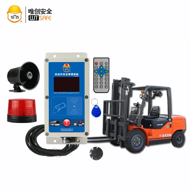 

12V 24V 48V Electric Diesel Forklift Speed Limiter Overspeed Safety Alarm System with Wireless Speed Sensor IC Card Management