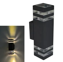 Современный открытый настенные светильники/открытый настенный светильник/LED Крыльцо Огни/водонепроницаемый IP65 лампы, 10 шт. за лот