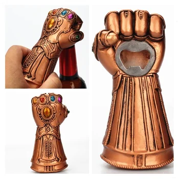 

10 pcs Thanos Gauntlet Glove Wine Beer Bottle Opener Soda Glass Caps Remover Tool Handsome Fist Opener Bar Tools Home Use