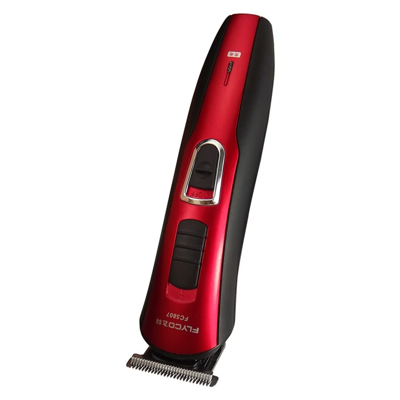 Flyco Red Maquina De cortar Cabelo перезаряжаемый триммер для бороды мужчин Профессиональный