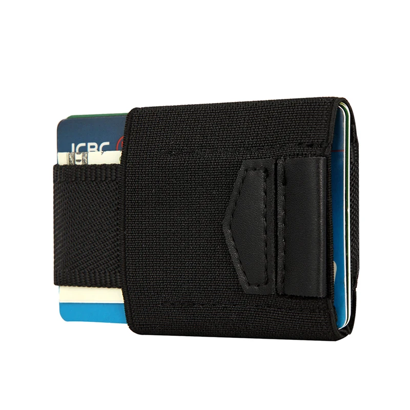 Minimalist Wallet Credit Card Holder Mini Slim Wallets Men Women Small Business Drivers License ...