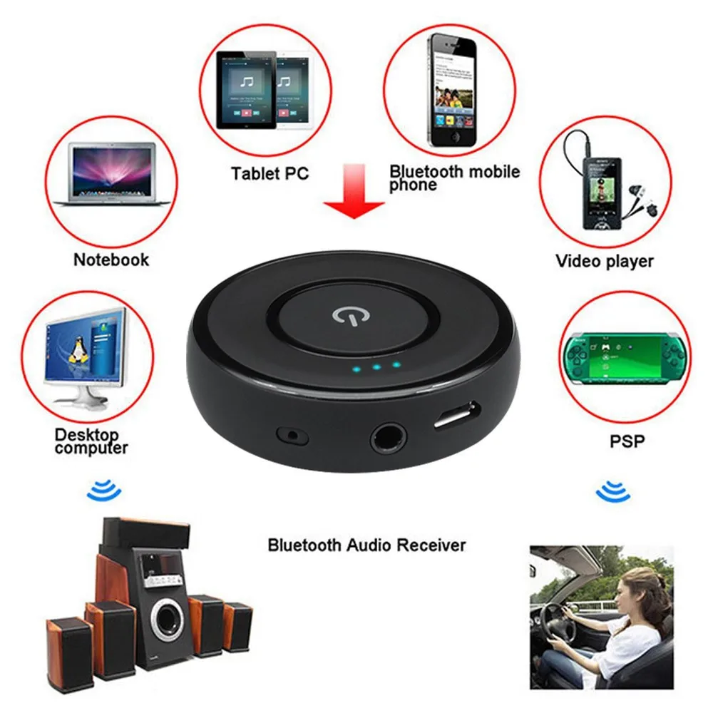 USB кабель для зарядки Bluetooth 4,0 3,5 мм аудио интерфейс автомобильный Bluetooth hands-free Bluetooth Автомобильный приемник