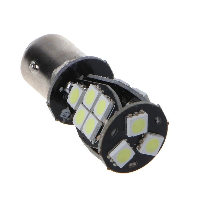 Белый CANBUS 1157 BAY15D 21 светодиодный 5050 SMD P21/5 Вт стоп сигнал задний фонарь лампа