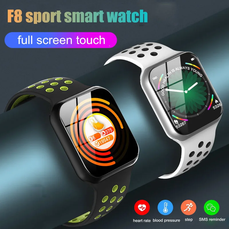 

Letike F8 Smart Watch 1.3" full screen touch men Multi-sports modes Heart Rate blood pressure monitor Sport Fitness tracker