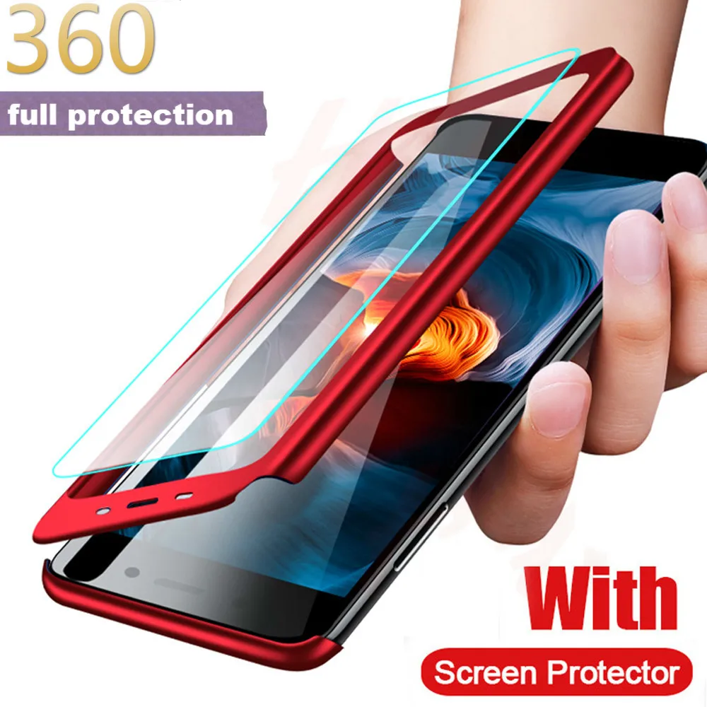 Luxury 360 Full Cover Phone Case For Samsung Galaxy S9 S8 S10 Plus S7 Edge Shockproof A5 Note 9 8 Cases Fundas |