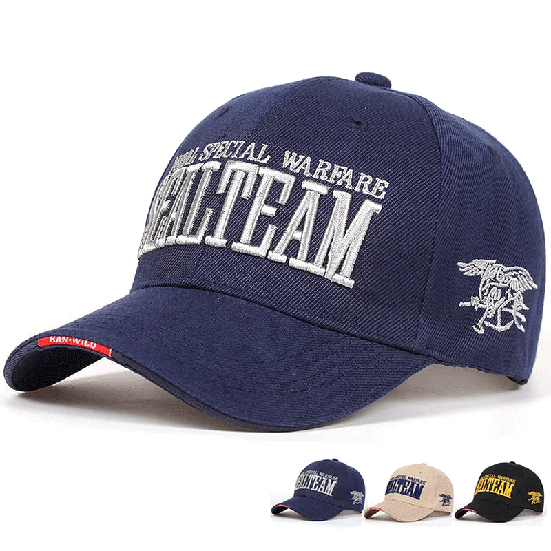 

2018 New Arrivels US Navy Seal Team Tactical Cap Mens Army Baseball Cap Brand Gorras Adjustable Bone Snapback Hat