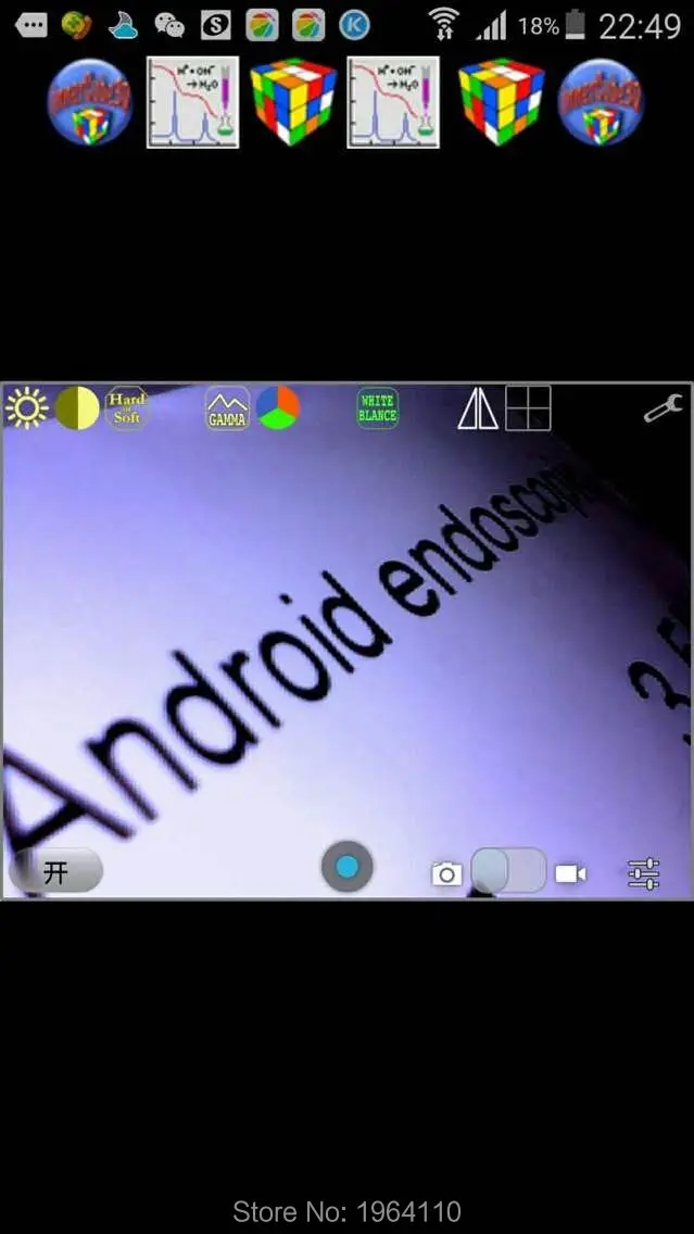 Câmera Intraoral endoscópio Conectar com Android Telefone