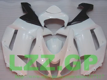 

LZZ.GP White Fairings FOR Kawasaki NINJA ZX 6R 636 07 08 ZX-6R 07-08 ZX6R 2007 2008 ZX 6R 07 08 fairing kit dde30