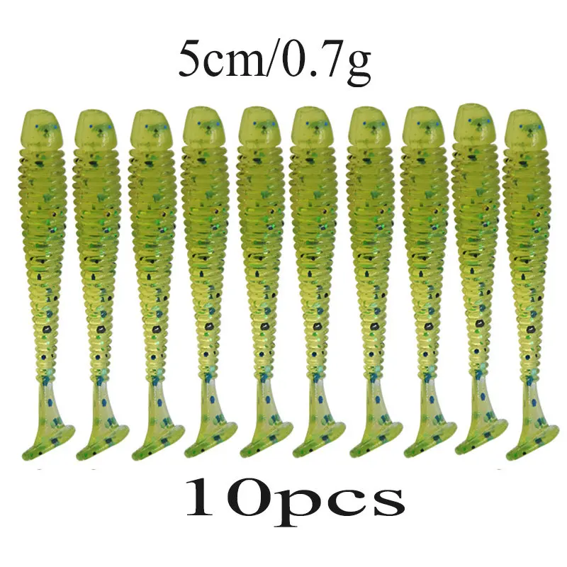 10 шт./лот, воблеры, Мягкая приманка, Сатурн, червь, 0,7 г, 4,7 см, плавающие приманки, силиконовая Мягкая приманка для ловли карпа, искусственная Мягкая наживка для рыбалки