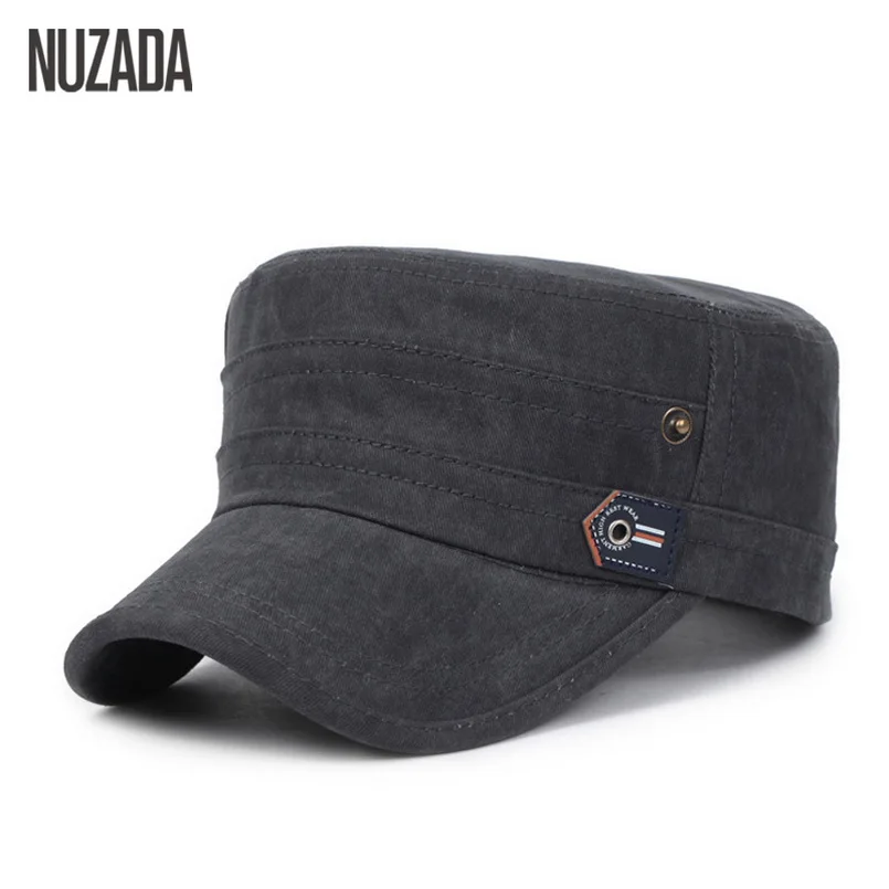 Image Brands NUZADA 2017 Summer Autumn Men Women Flat Top Cap