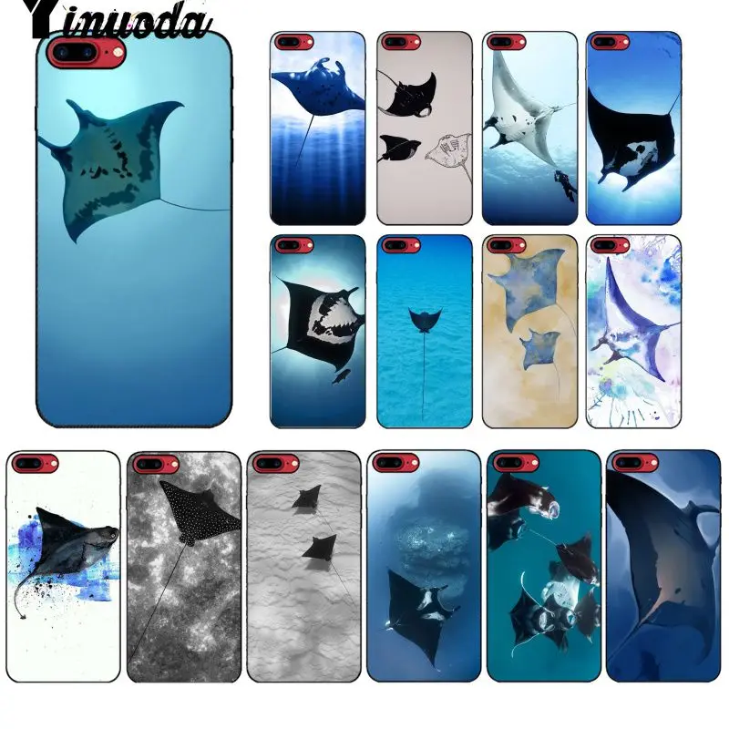 Yinuoda животных Манта DIY чехол для телефона Apple iPhone 8 7 6 6S Plus X XS Макс 5 5S SE XR крышка |