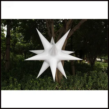 

Free shipment 2m Inflatable PVC star with 12 angles for decoration