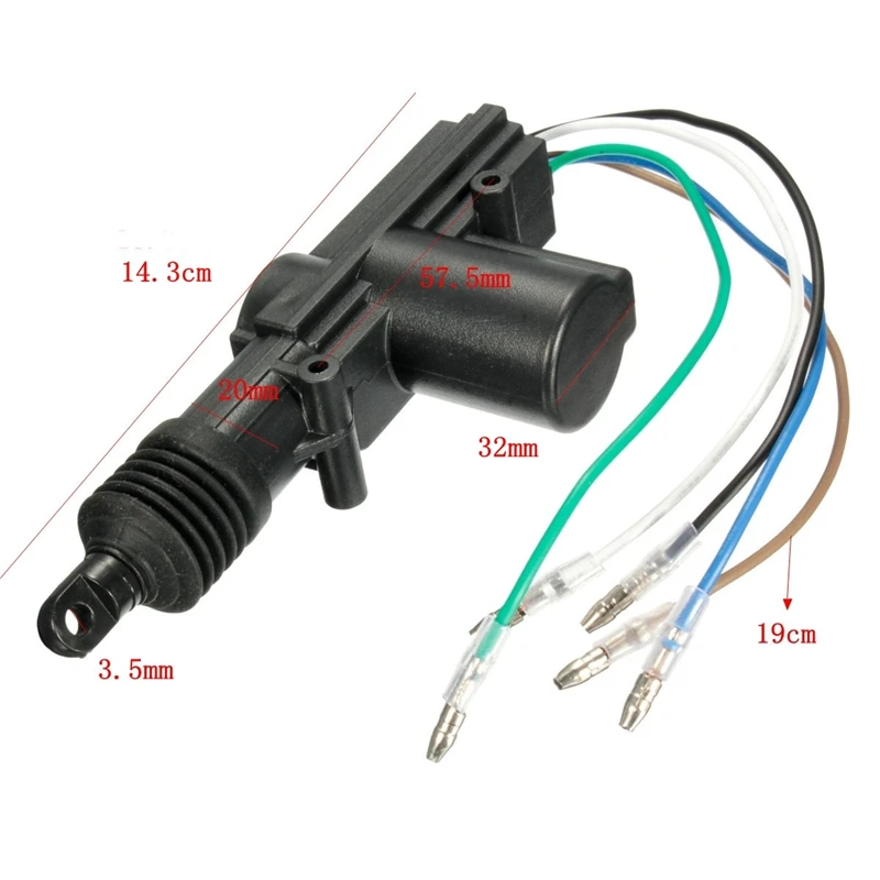 Universal Atuo Car 2 Doors or 4 Doors Central Lock Locking Keyless Entry System Kit + 2 Remote Keys Fob