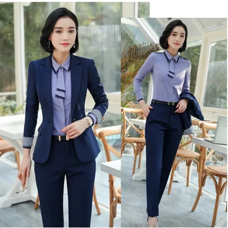 Women Work Suit Office Lady Formal Pant 